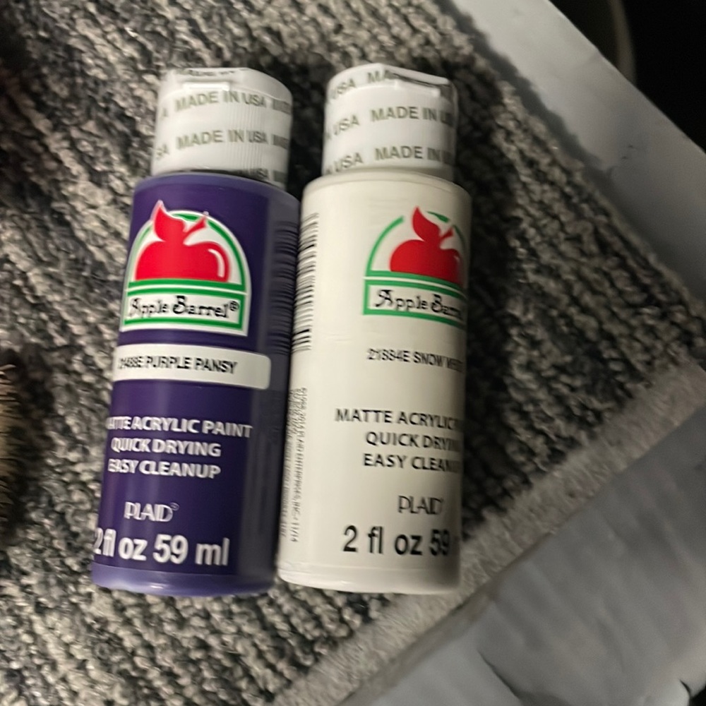 3/12 Apple Barrel matte paints!